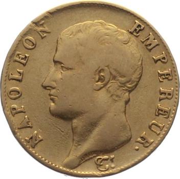 Frankreich 40 Francs 1806 U - Napoleon Empereur